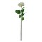 Select Artificials 27" White and Green Long Single Stem Budding Rose Artificial Pick